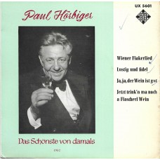 PAUL HÖRBIGER - Das schönste von damals 1932